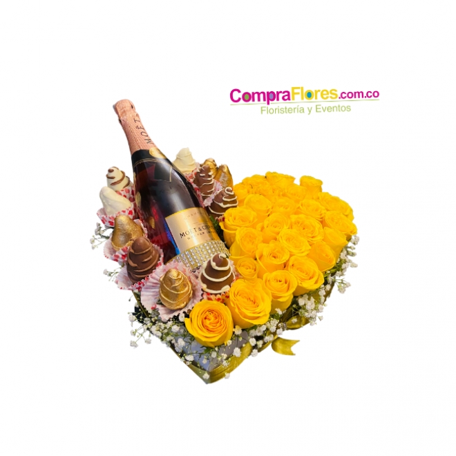 Box of Roses Moet